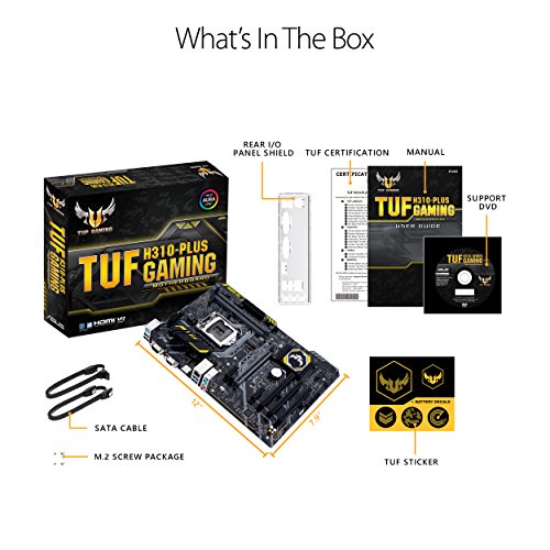 Placa-Mãe Asus GAMING (TUF H310-PLUS~90MB0WY0-M0EAY0) Intel 1151 DDR4 ATX