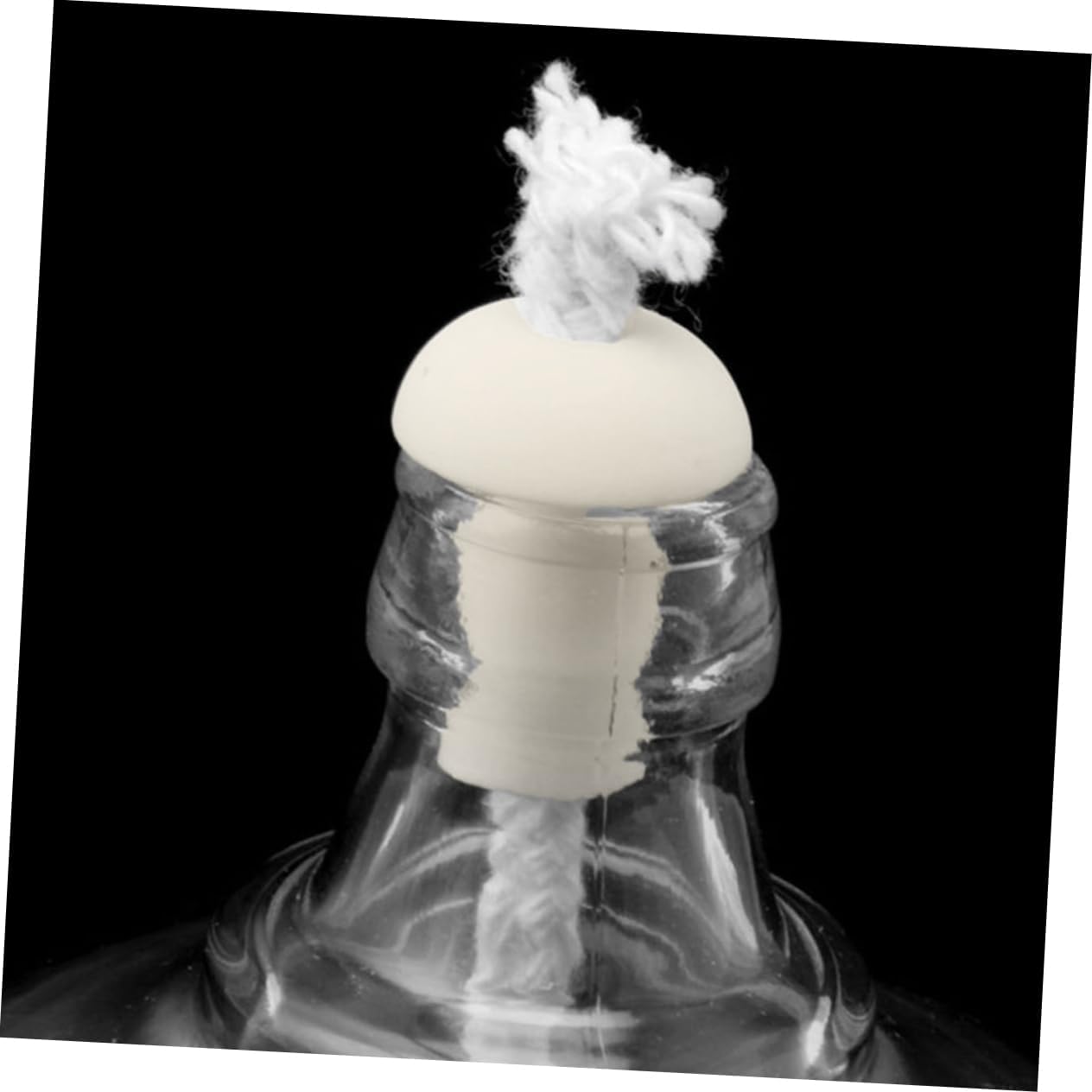 Garneck 120pcs Porcelain Lamp Wick Holders Replacement Supplies for Oil Lamps Practical and Versatile Wick Stands for Home School and Crafting Use