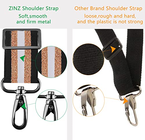 Image of ZINZ Bag Shoulder Strap, Padded Adjustable Shoulder Strap Replacement