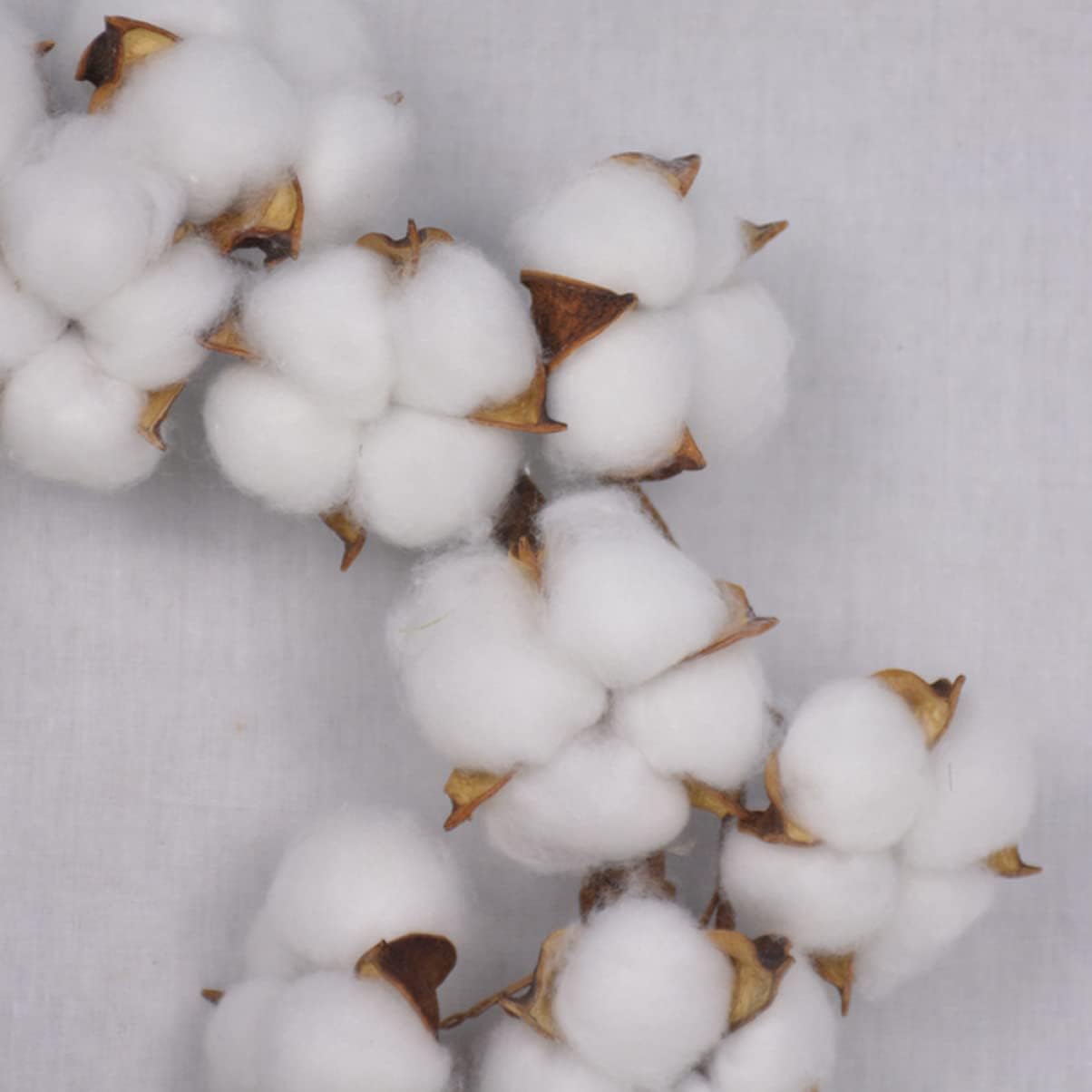 BESTOYARD 10-Inch Cotton Flower Garland Dried Wreath for Wall Door Window Decor Small Round Artificial Flower Garland for Farmhouse Wedding Party Home Decoration