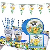 manteles para fiestas infantiles unicornio 【Vajilla De Fiesta Temática】Las Decoración de la Fiesta de cumpleaños Infantil lindo tema de animados, una gran sorpresa para los fanáticos de animados. La suministros de fiesta temáticos establece un gran ambiente en tu fiesta de Animados .