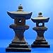 2pcs Japanese garden Decoration 4.8x 4.8x10cm Aquarium Ornament Decor fish tank