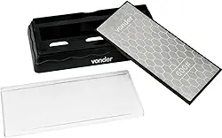 Vonder, Pedra Para Afiar Diamantada, Base De 7", Dupla Face, G 600/1200.