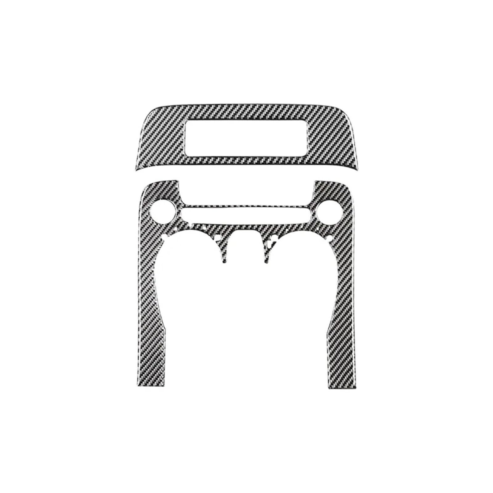 Real Carbon Fiber for Chevrolet for Camaro 2010 2011 Accessories Interior Car Air Conditioning Switch Panel Trim Cover Decor Sticker Car Interior Panel Trim(Black)