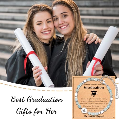 2025 Graduation Gifts for Her, Compass Bracelet for Girls Women, Inspirational High School College Class of 2025 Graduation Gifts4