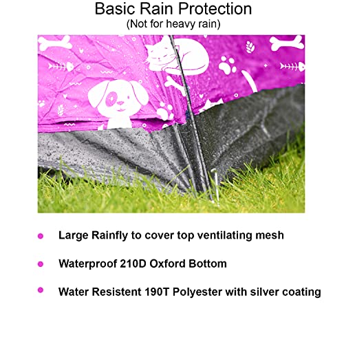 Kidzadventure 2 In 1 Kids Play Tent/Kids Tent For Camping | 1 – 2 Person Backpacking Tent For Kids | Ultralight Indoor & Outdoors Kids Tents – Best Friends Theme #TOP4