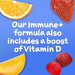 Emergen-C Immune+ Junior Supplément Gélifié de Vitamine C, Vitamines pour Enfants Saveur Fruits Fun-tastiques, 44 Gélifiés