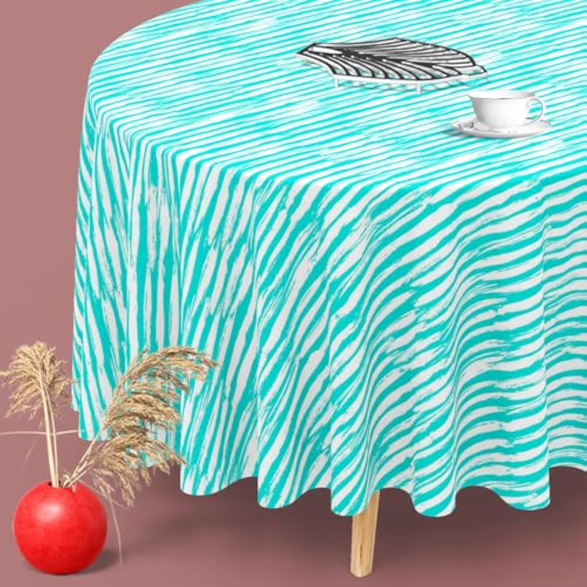 Striped Lines Table Cloth Cover for Dining & Center Table