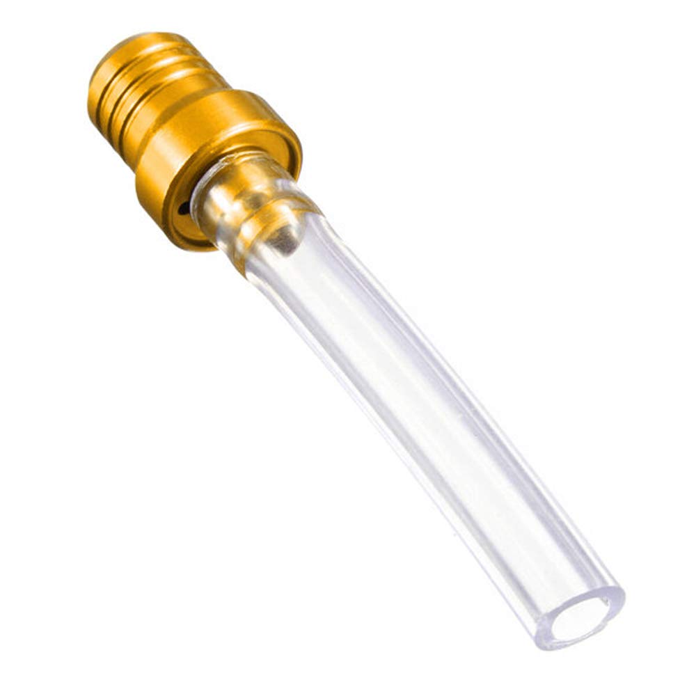 Fuel Tank Breather Pipe,Anti Reverse Gas Fuel Petrol Tank Cap Valve Vent ATV Dirt Bike (Gold)