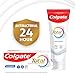 Colgate Total Whitening Toothpaste Paste, 5.1 oz, 4 Pack, Fluoride, Antibacterial, for Plaque, Gingivitis, Sensitivity, Stain Removal, Clinically Proven, Mint, Teeth Whitening, Stannous Fluoride