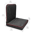 Kawachi Meditation and Yoga Floor Chair with Back Support (Dark Grey) gallery image