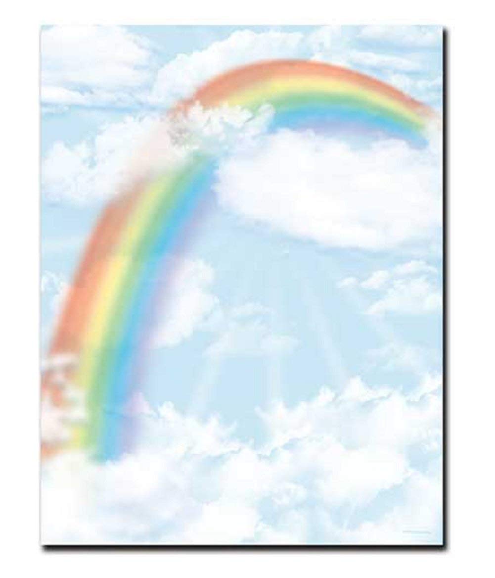 Over the Rainbow Letterhead Laser & Inkjet Printer Paper, 100 pack