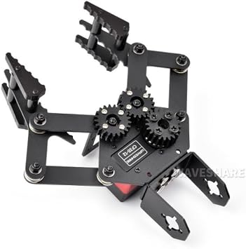 High Performance Robotic Arm Gripper Kit with Closed Loop Control for Microcontroller and IoT Projects, Compatible with Development Boards SKU-30386