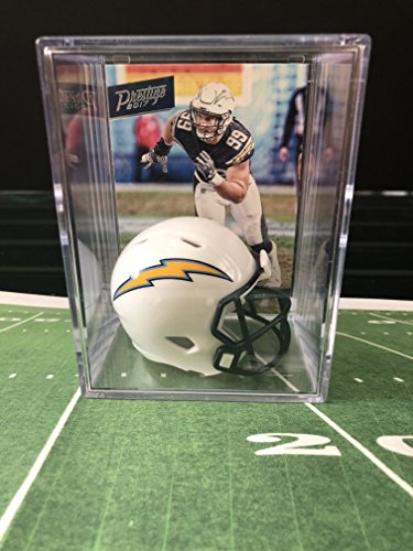 Los Angeles La Chargers Nfl Helmet Shadowbox W/Joey Bosa Card #TOP10