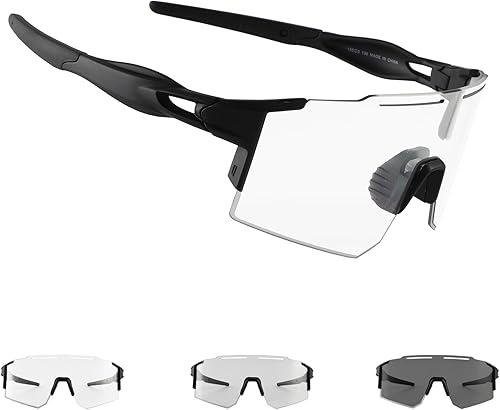 Miniatura 10 de Gafas de sol polarizadas para ciclismo hombres y mujeres con 1 lente o 3 lentes intercambiables gafas de béisbol