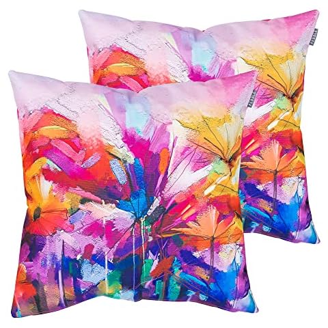 Bean Bag Bazaar Floral Outdoor Cushions Set Cover