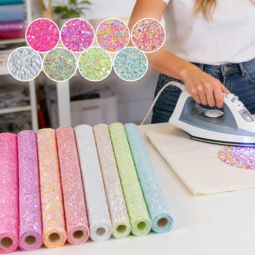 Papel para manualidades con purpurina A4 que no desprende brillo al recortar 4