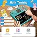 EASEGMER 3 in 1 Educational Learning Travel Toys - 8'' Drawing Tablet and 130 Talking Flash Cards Toddler Writing Tablet and Preschool Learning Activities, Best Gift for Girls/Boys 3-12 Years