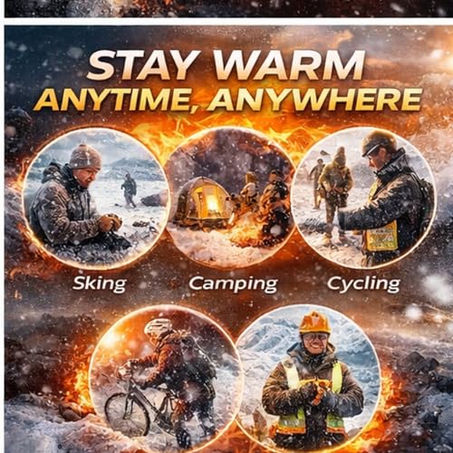 Image of Hot Hand Warmers - 80 Count - 11 Hours Long Lasting Air Activated Heat Packs for Hands, Toes and Body, Natural Safe and Odorless Single Use Up to 11 Hours of Heat - TSA Approved