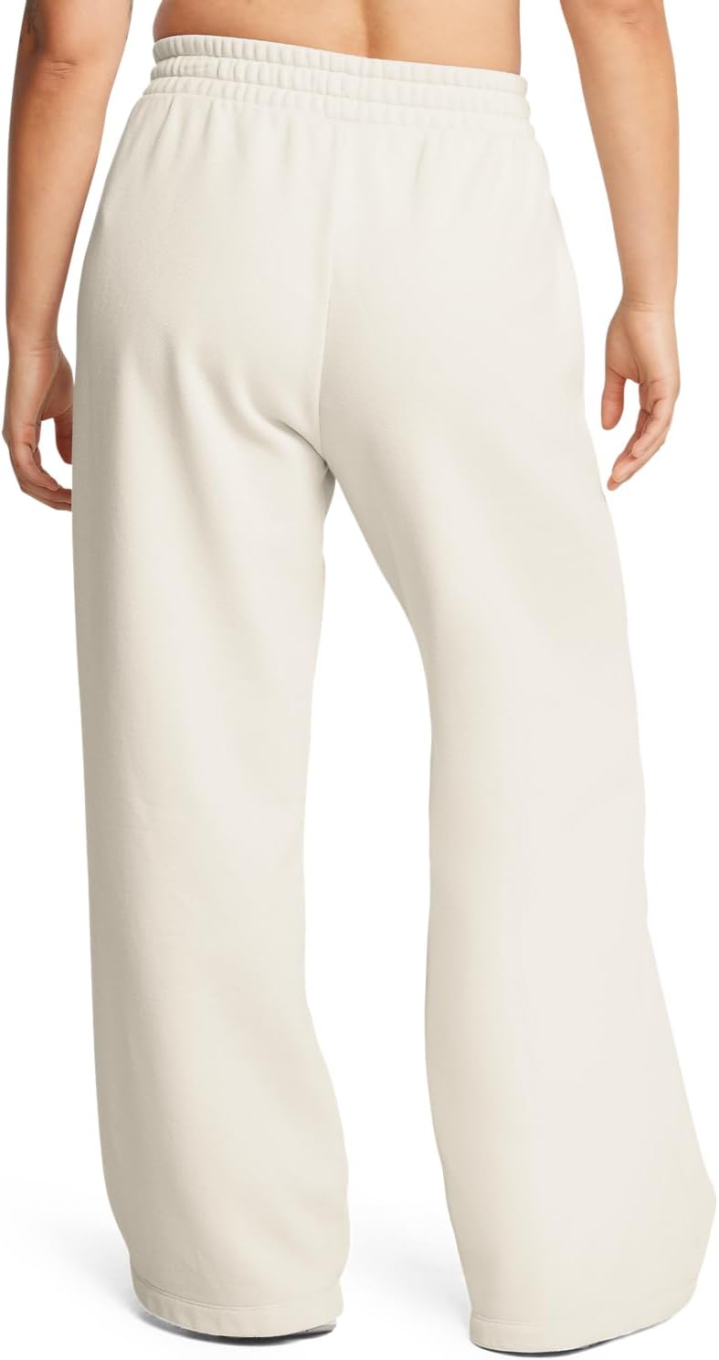 Under Armour 1386516-110-LG Rival Fleece Txtr Pant Summit White LG - Image 2