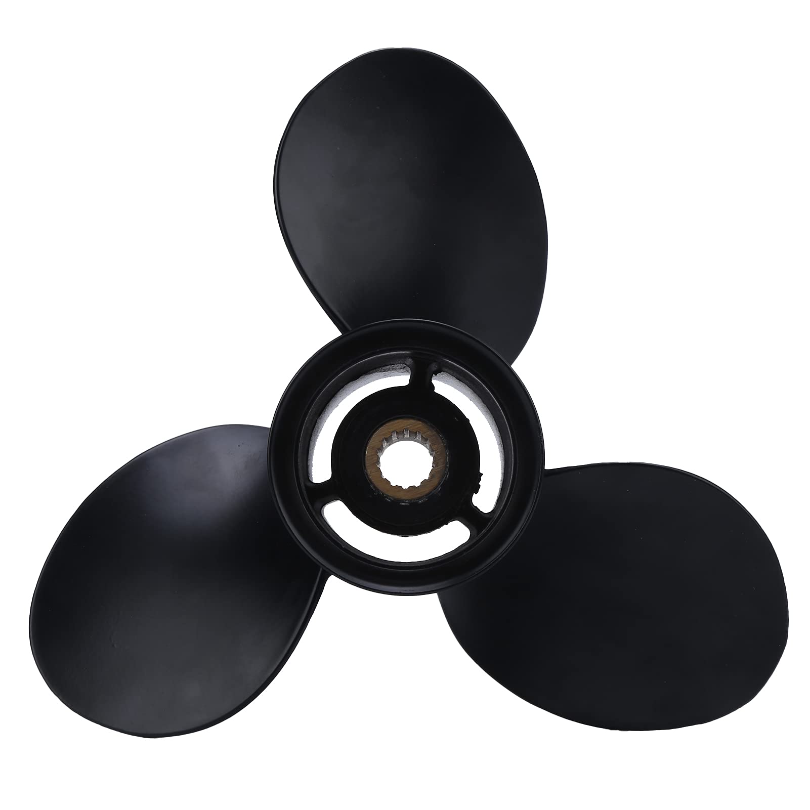 Lega di alluminio Mariner Nero Fuoribordo 3 Lame Elica per 9.25X11 Accessori Barca