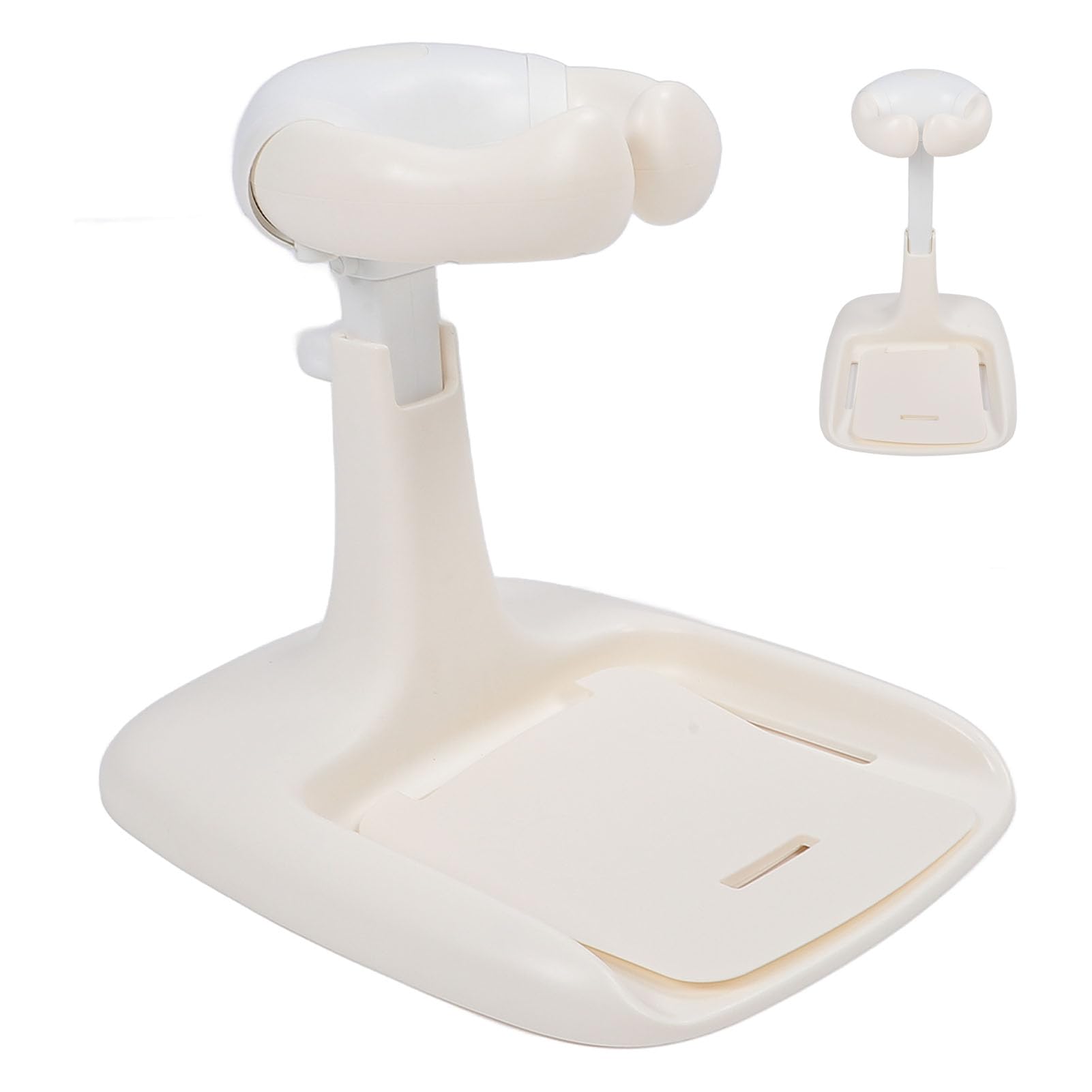 Fdit Soporte de Ducha Ajustable para bebé, Torre de Baño para Niños Pequeños, Soporte de Baño Antideslizante para, de Ducha Plegable Rápido para el Cuidado Diario - 15.75 X 19.69 X 23.62 Pulgadas