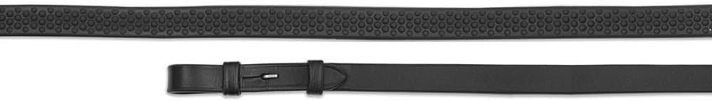 Aviemore Shires Soft Rubber Grip Rubber Reins Pony/Full Size Black/Brown