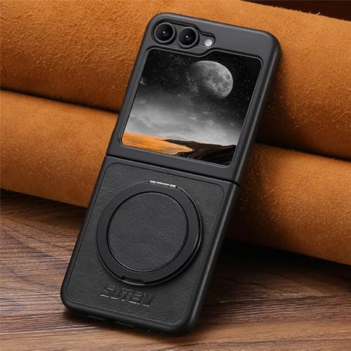 Coque Galaxy Z Flip 7 rigide silicone protection motif noir