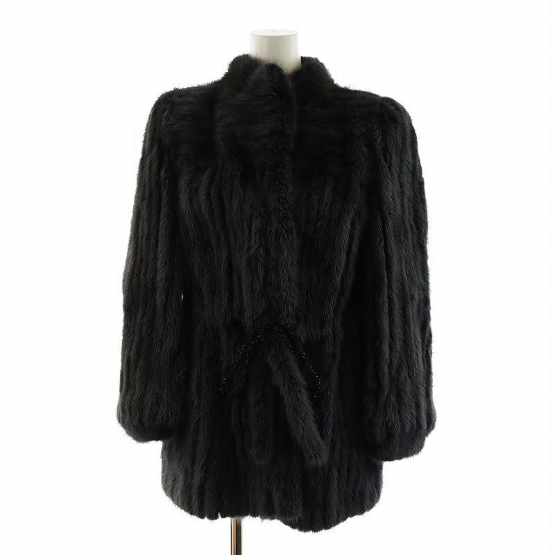 ミンク毛皮ミドルコート