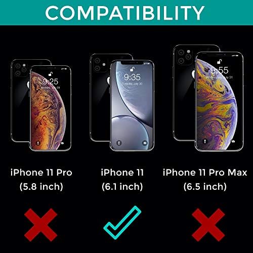 OWM iPhone 11 Case Liquid Silicone [Lens Protector Bumper] Shockproof Protective Rubber Case Soft Microfiber Interior Phone Case Cover for iPhone 11 (2019) - Purple