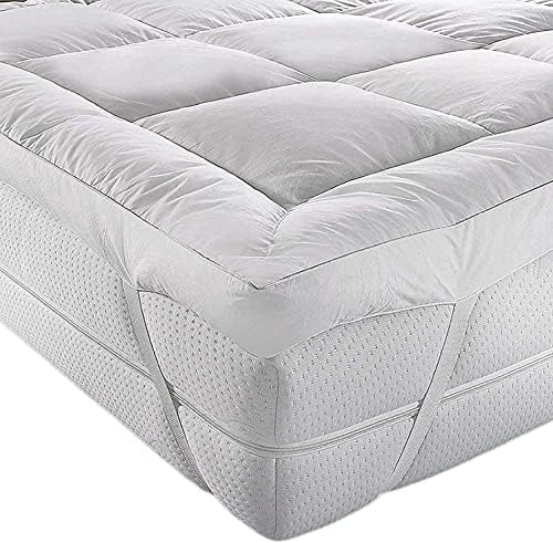 GMtextiles II HOTEL QUALITY(Microlite) MICRO FIBER MATTRESS TOPPER THICK 5 CM, BOX STITCHED,IN, ANTI ALLERGENIC Small Single(76cmX190cm)