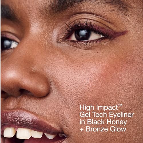 Clinique High Impact Gel Tech Eyeliner | Waterproof, Smudge Resistant + Safe For Sensitive Eyes, Black Honey - Image 3