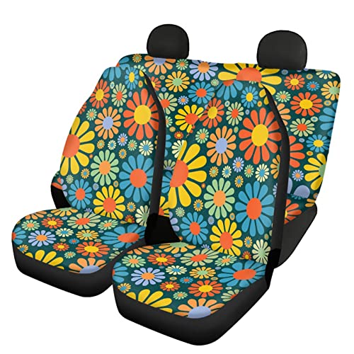 Coussin de siège universel fleur pour masquer l'usure de votre voiture