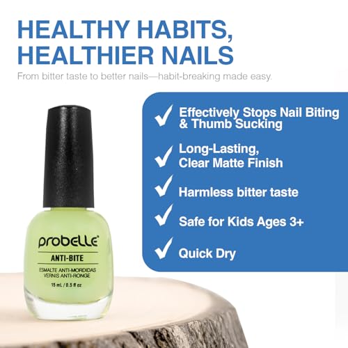image for Probelle Anti-Bite, Nail Biting Treatment for Kids & Adults to Quit ha