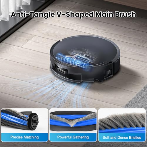 Image of 24 Pcs Replacement Parts Compatible with Ecovacs Deebot T50 Max Pro Omni Robot Vacuum, Include 1 Main Brush, 6 Dust Bags, 4 Filters, 6 Side Brushes, 6 Mop Pads and 1 Cleaning Tool