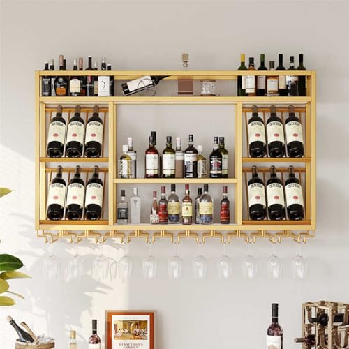 Étagère à vin en fer industriel moderne de grande capacité