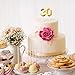 Birthday Candles Numeral Candles Cake Topper Decoration for Birthday Party Wedding Anniversary Celebration Supplies(Gold,30th)