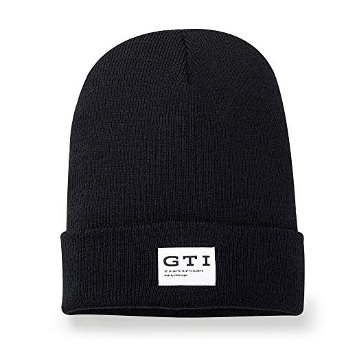 Volkswagen 5HV084303041 - Gorro de Punto, Color Negro