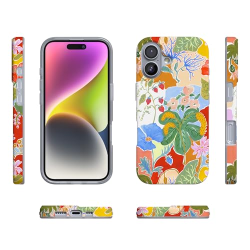 Casely iPhone 17 Case | Botanical Blooms | Floral Patchwork | Compatible with MagSafe | Classic Ultra Slim Design by Casely - Used condition - Image 6