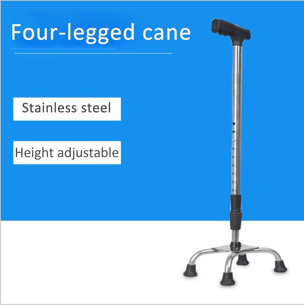Bastón para Caminar Ligero Nuevo bastón de Cuatro Patas Antideslizante para Ancianos, bastón portátil Ajustable en Altura, Adecuado para Personas Mayores con inconvenientes Beautiful Scenery