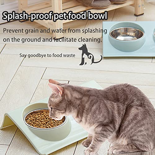 Ciotola per Cani Gatti in Acciaio Inox, XiXiRan