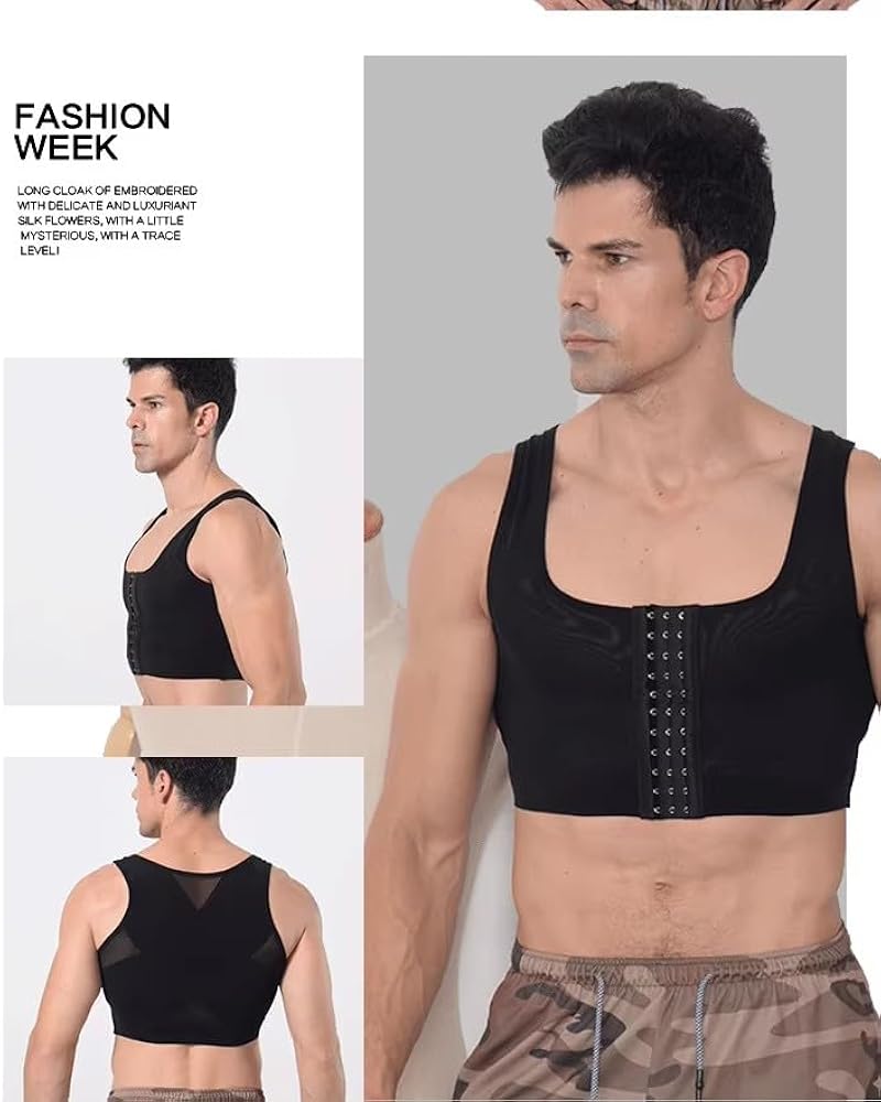 Camicia Da Uomo A Compressione Toracica Da Palestra, Fitness - Foto 2