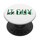 Computer Technical Support Evolution of The IT Guy PopSockets Adhesive PopGrip