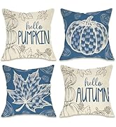 Xbsduih Cuscini Fodere per Natale 18X18 Set Di 4 Decorazioni Natalizie Fattoria Federa Cuscino e Federa Cuscino per La Casa