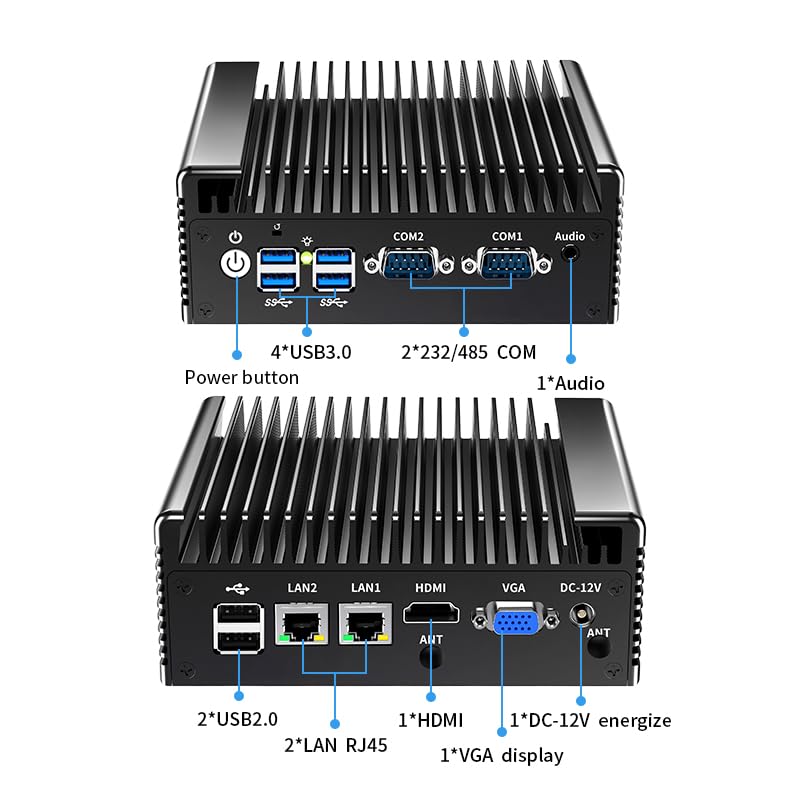 Amazon.com: Industrial Fanless Mini PC for Home/Business,Micro
