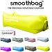 Inflatable Lounger and Indoor Outdoor Sofa: Lazybag Air Lounge Chair with Built-In Headrest | Banana Sleeping Bag, Hammock, Pool Float, Portable Camp Seat, Lazy Hangout Couch Bed (Green)