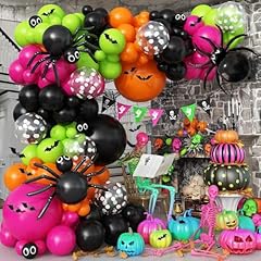 Neon Pink Orange Green