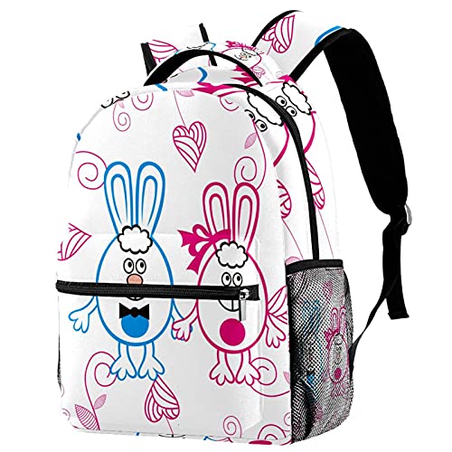 Sac à dos Saint-Valentin motif lapins pour vos sorties urbaines de week-end