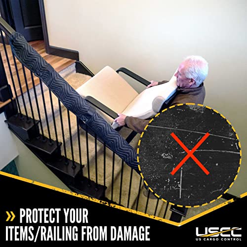 US Cargo Control Ultimate Moving Kit - Includes Moving Blankets and Covers For: Washer, Dryer, Range, Refrigerator, Banister and Door Jamb