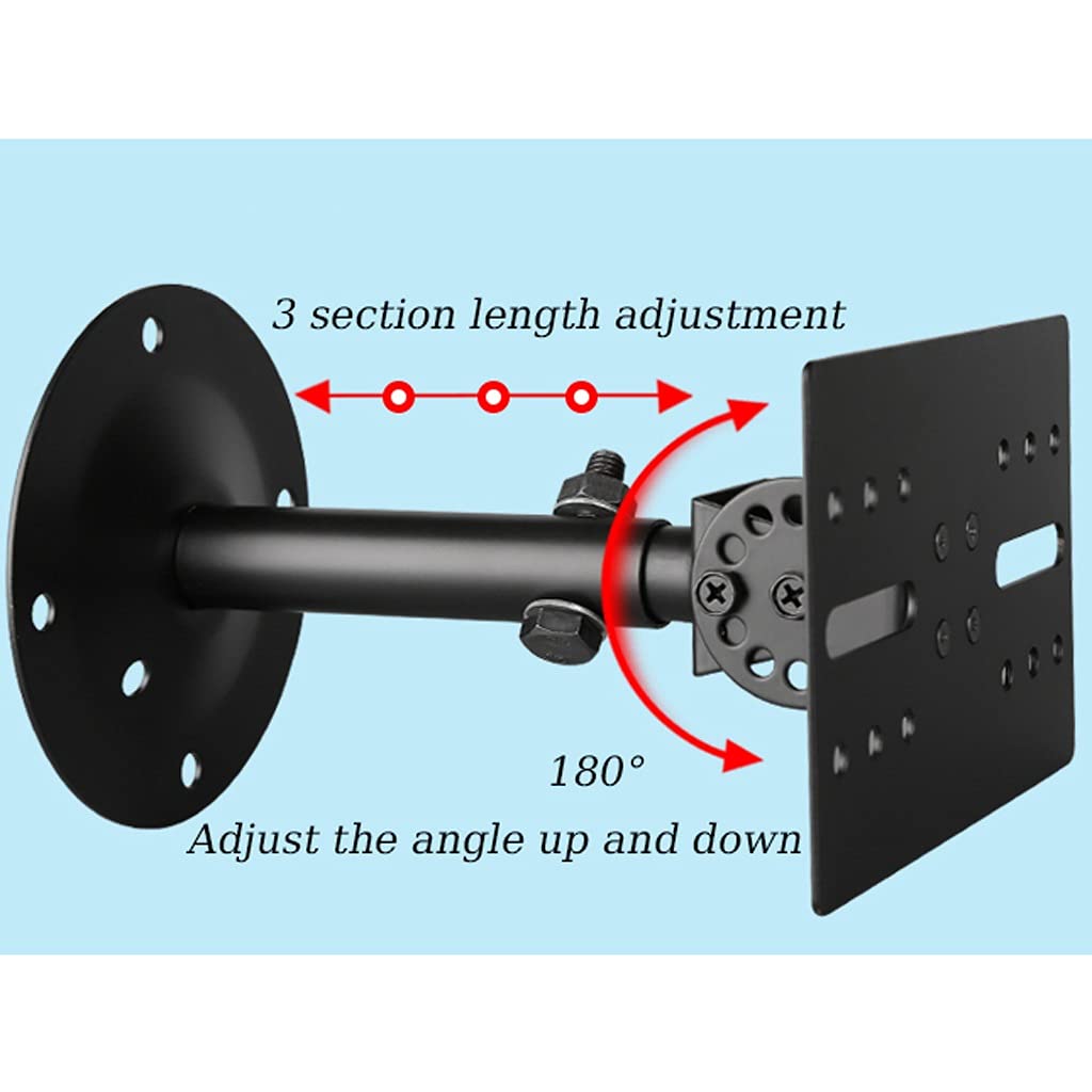 Rack per Altoparlanti Allampada da parete altoparlante Espansione del soffitto e contrazione del diffusore dell'altoparlante della staffa del diffusore surround Bracket Dimensione universale Hanger Ca
